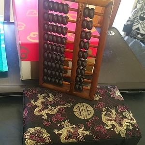Abacus in a Beautiful padded Fabric Box